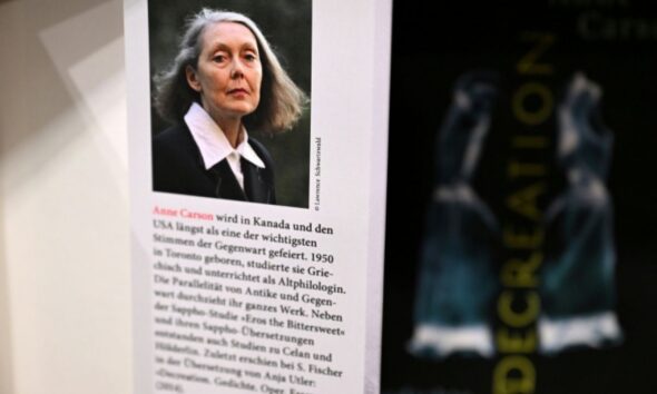 Anne Carson décroche le Nobel de littérature et réinvente les mythes grecs