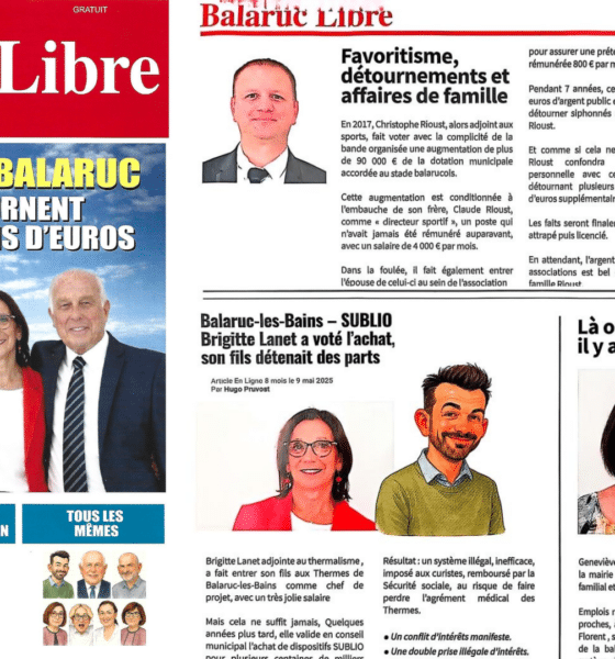 Balaruc-les-Bains un corbeau s’invite dans la campagne et dénonce la corruption