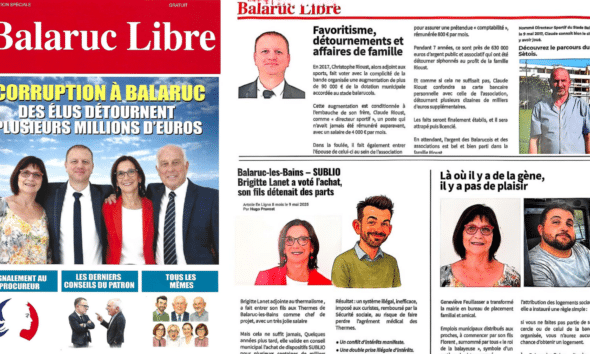 Balaruc-les-Bains un corbeau s’invite dans la campagne et dénonce la corruption