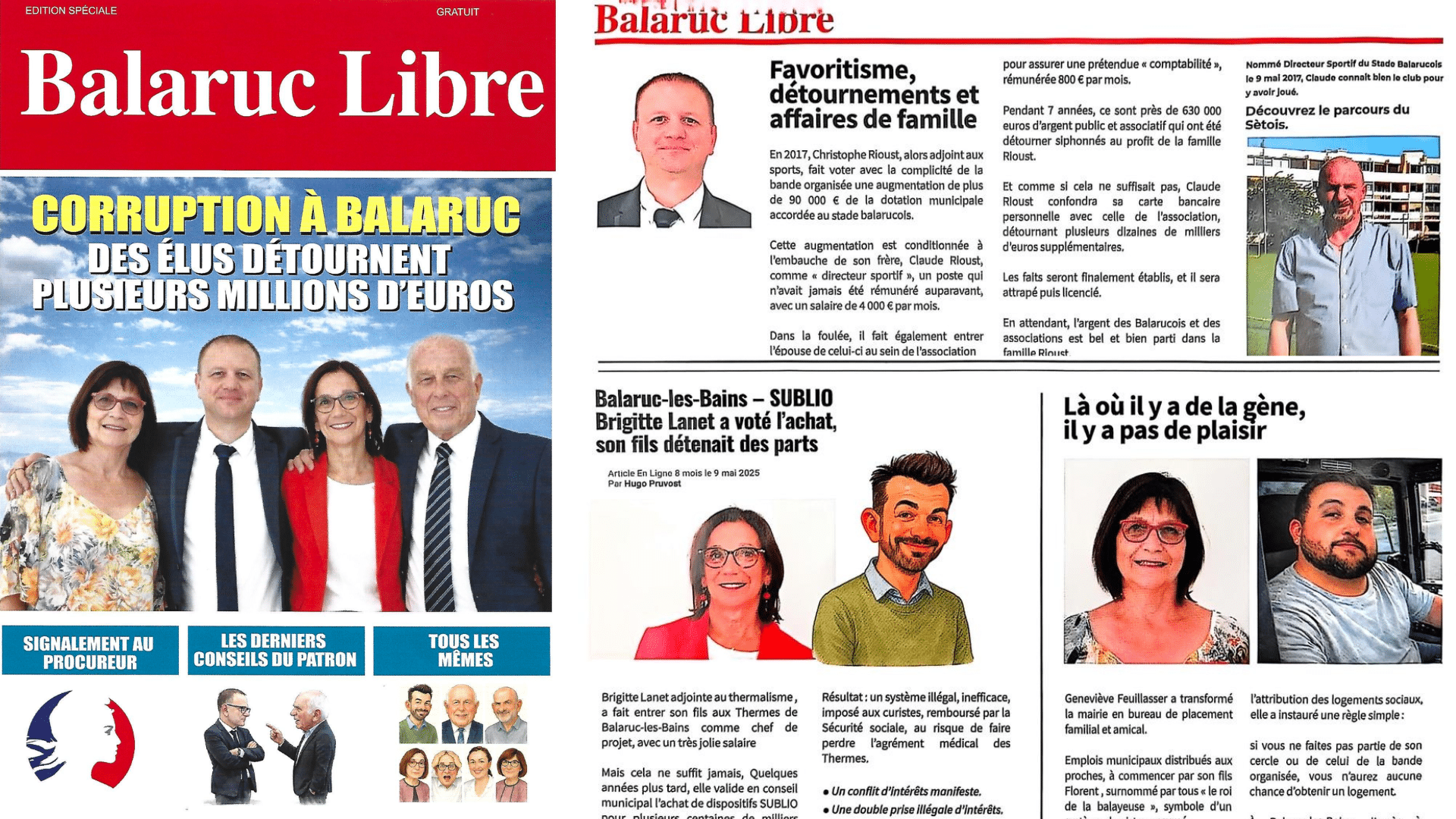 Balaruc-les-Bains un corbeau s’invite dans la campagne et dénonce la corruption